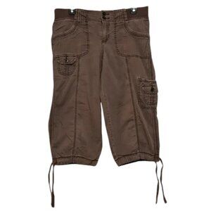 Sonoma Capri Cargo Jeans Brown Size 4